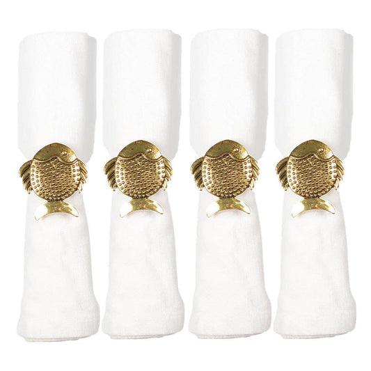 Set of 4 Fish Napkin Rings