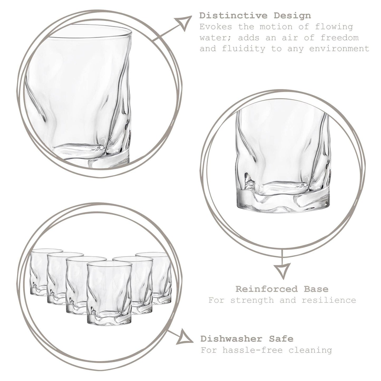 Bormioli Rocco Sorgente Double Old Fashioned Glass - 420ml