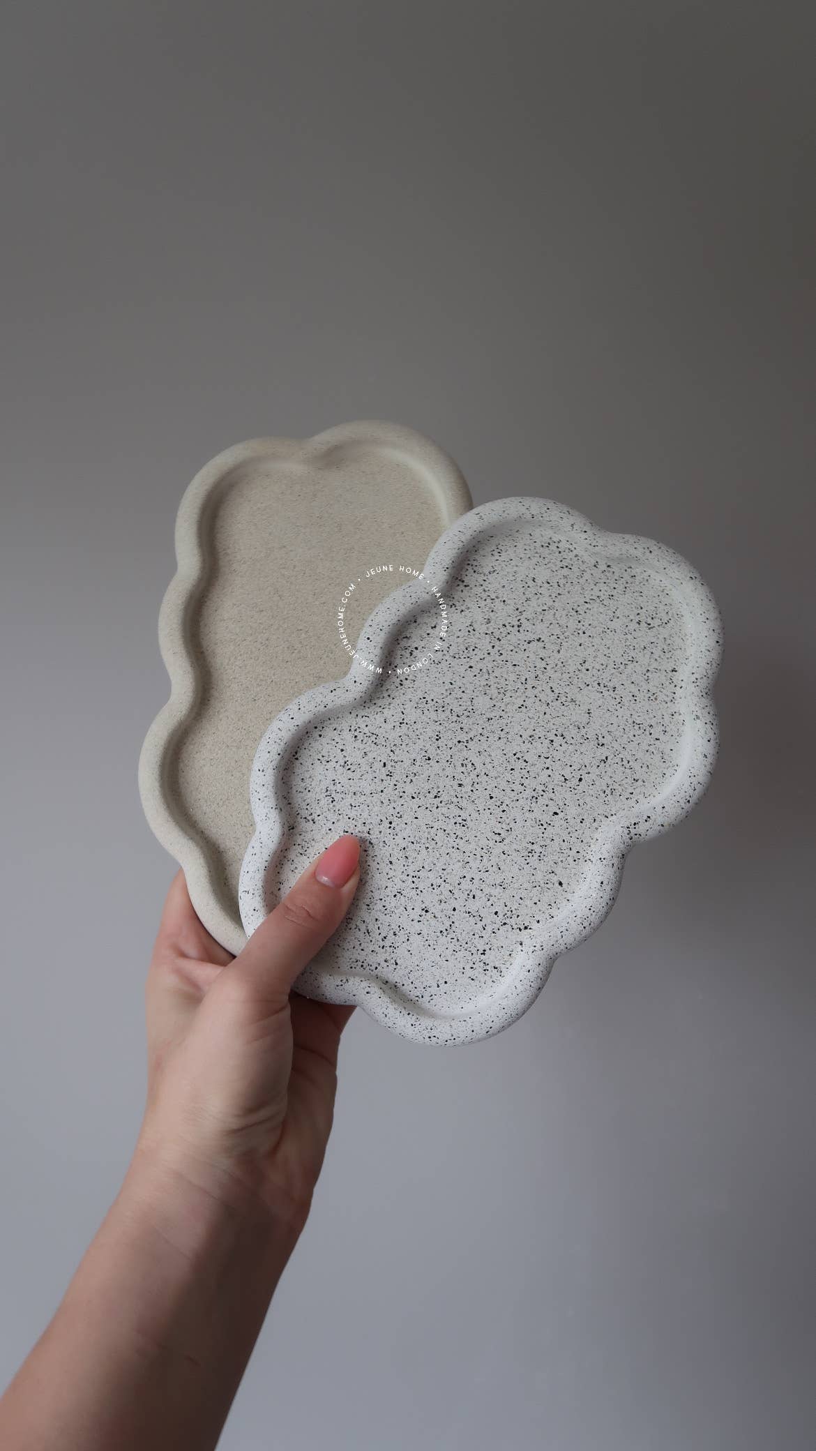 Cloud Trinket Tray - White
