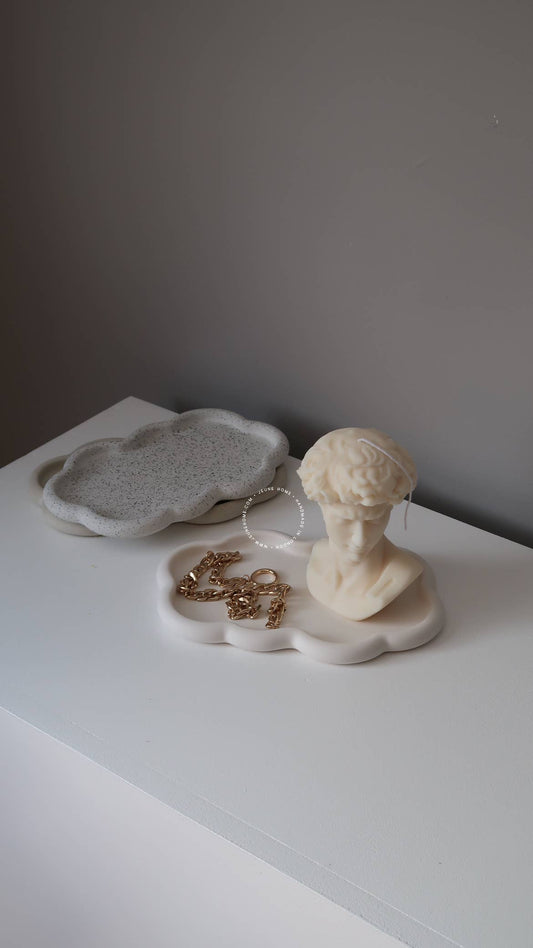 Cloud Trinket Tray - White