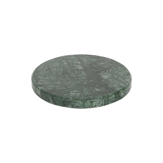 Marble Round Coaster - 10cm - Green